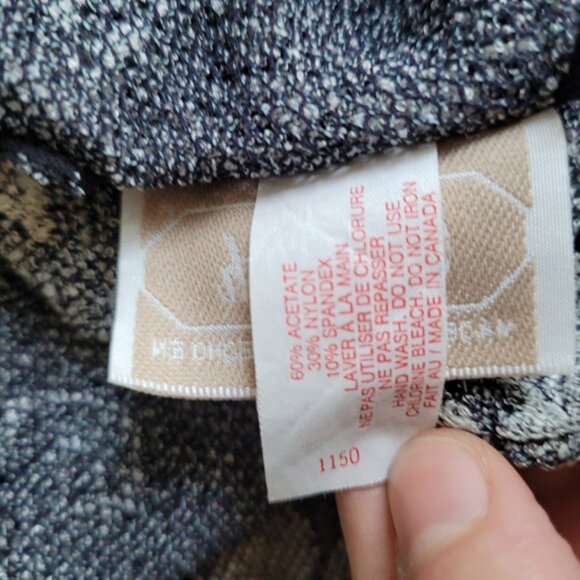 Blush vintage sheer bodysuit gray with white roses size small - Picture 5 of 6